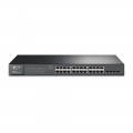 TP-LINK T1600G-28PS JetStream 24-Port Gigabit Smart PoE+ Switch with 4 SFP Slots