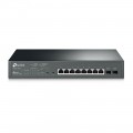 TP-LINK T1500G-10MPS JetStream 8-Port Gigabit Smart PoE+ Switch with 2 SFP Slots