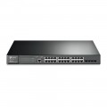 TP-LINK T2600G-28MPS (TL-SG3424P) JetStream 24-Port Gigabit L2 Managed PoE+ Switch with 4 SFP Slots